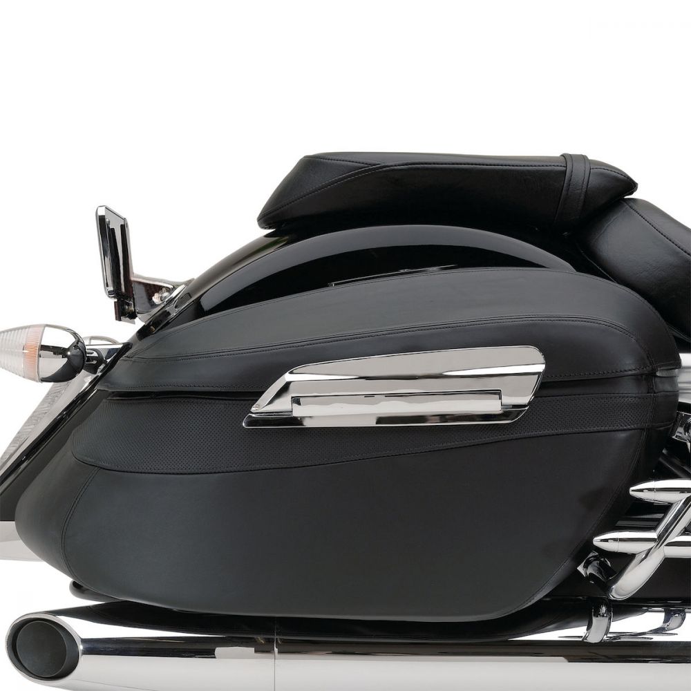 Saddlebags Hard Leather Plain
